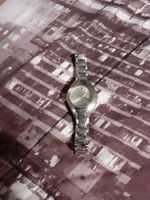 Damenarmbanduhr Fossil silberfarben Edelstahl gebraucht