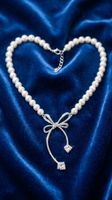 Collier perles et noeud