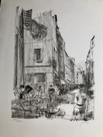 Lithographie von Rudolf Zehnder (Zender)