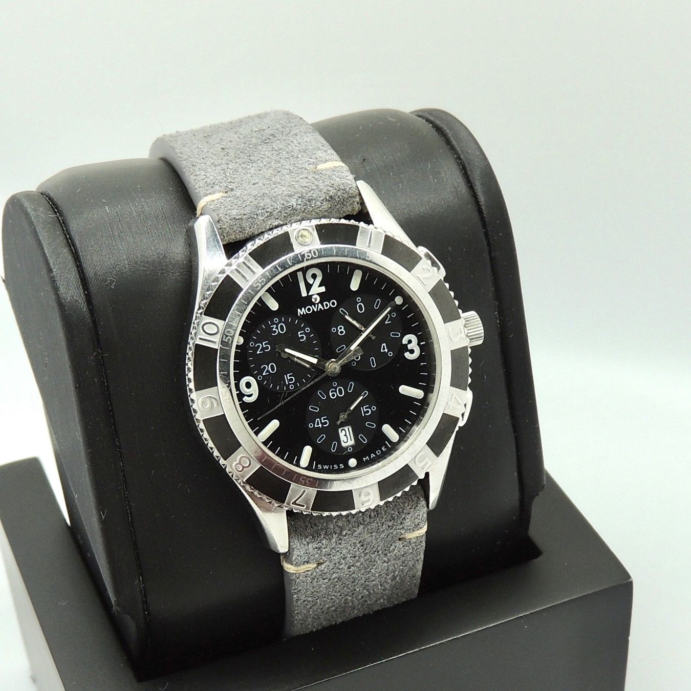 Movado Orologi: Montre Movado Gentry Chronograph – Usato da Lausanne venduto da DuGoutetdesCouleurs