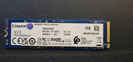 Kingston NV3 2TB NVMe M.2 SSD guter Zustand SNV3S2000G