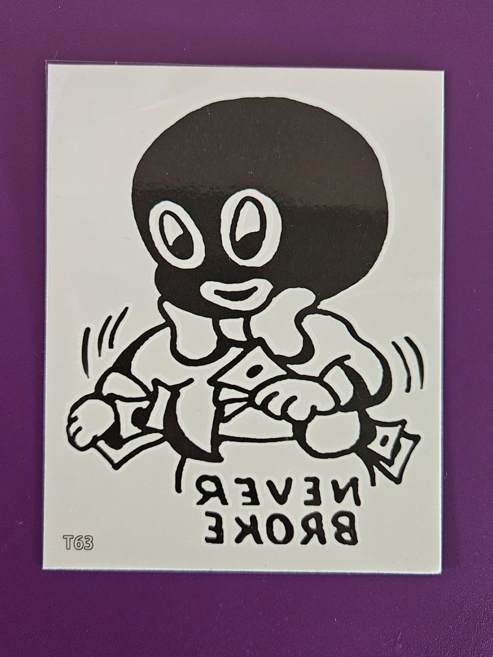Sticker: Tattoo Sticker Motiv Never Broke – Usato da Basel venduto da True_Hofer_Store