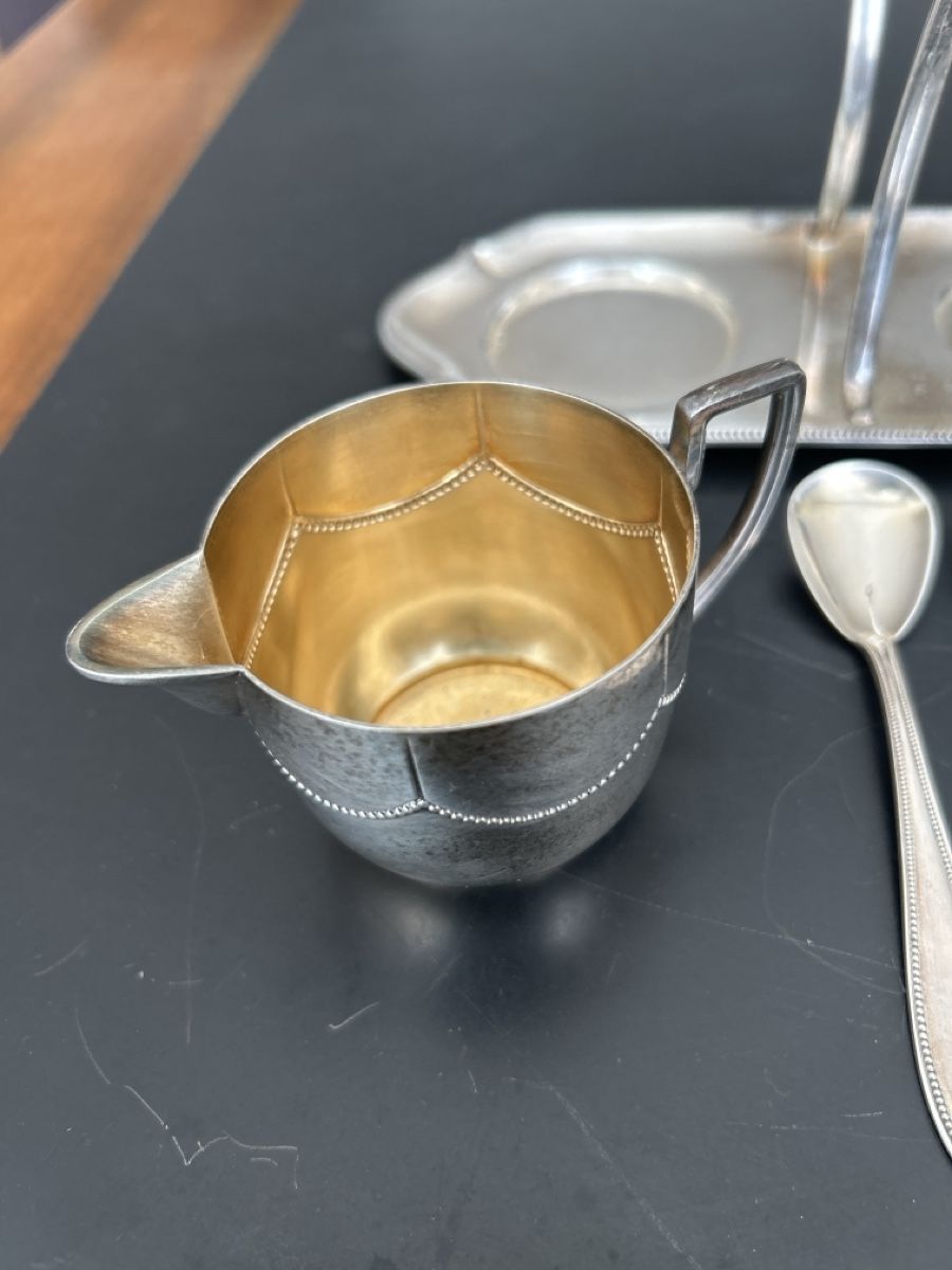 Tutte le decorazioni: Antikes versilbertes Set – Usato da Zumikon venduto da tuna007 2