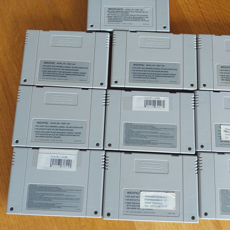 Nintendo Giochi: 10 Super Nintendo SNES Spiele – Usato da Aarau venduto da Kaesekuchen2000 5