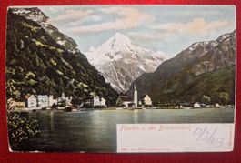 Flüelen u. der Bristenstock, Uri - 1903