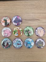 Lot de 10 badges Pokémon Gem Pack – Import Chine 2026 – Rare