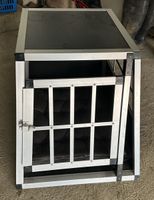 Hunde Transportbox Alu, Top Zustand, mit Kissen