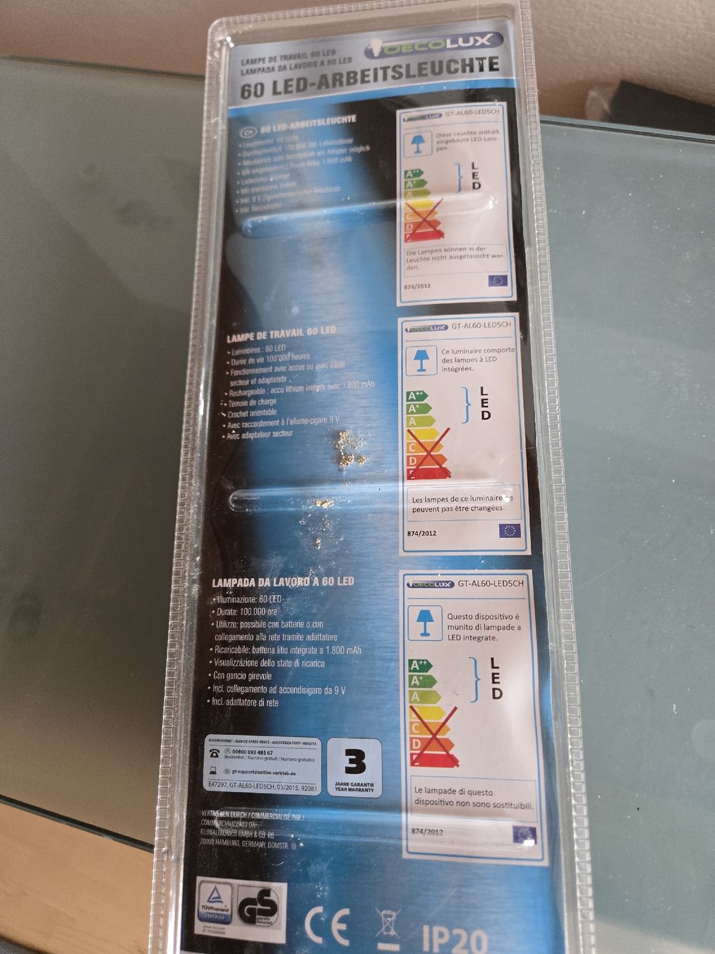 Alle Werkzeuge: VOECOLUX 60 LED Arbeitsleuchte mit Netzteil neu – Neu und originalverpackt aus Grünenmatt von Brauni2 8