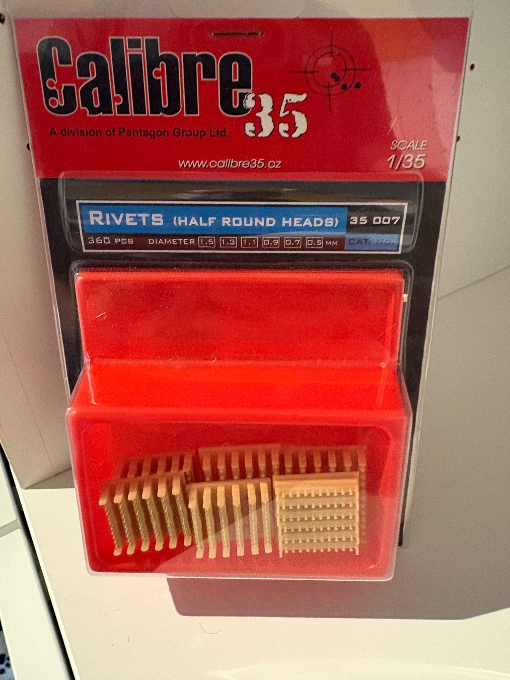 Kit di modellismo & Modellini statici: 1/35 RIVETS HALF ROUND HEADS – Usato da MÜHLEDORF/SO venduto da tru_wsv8