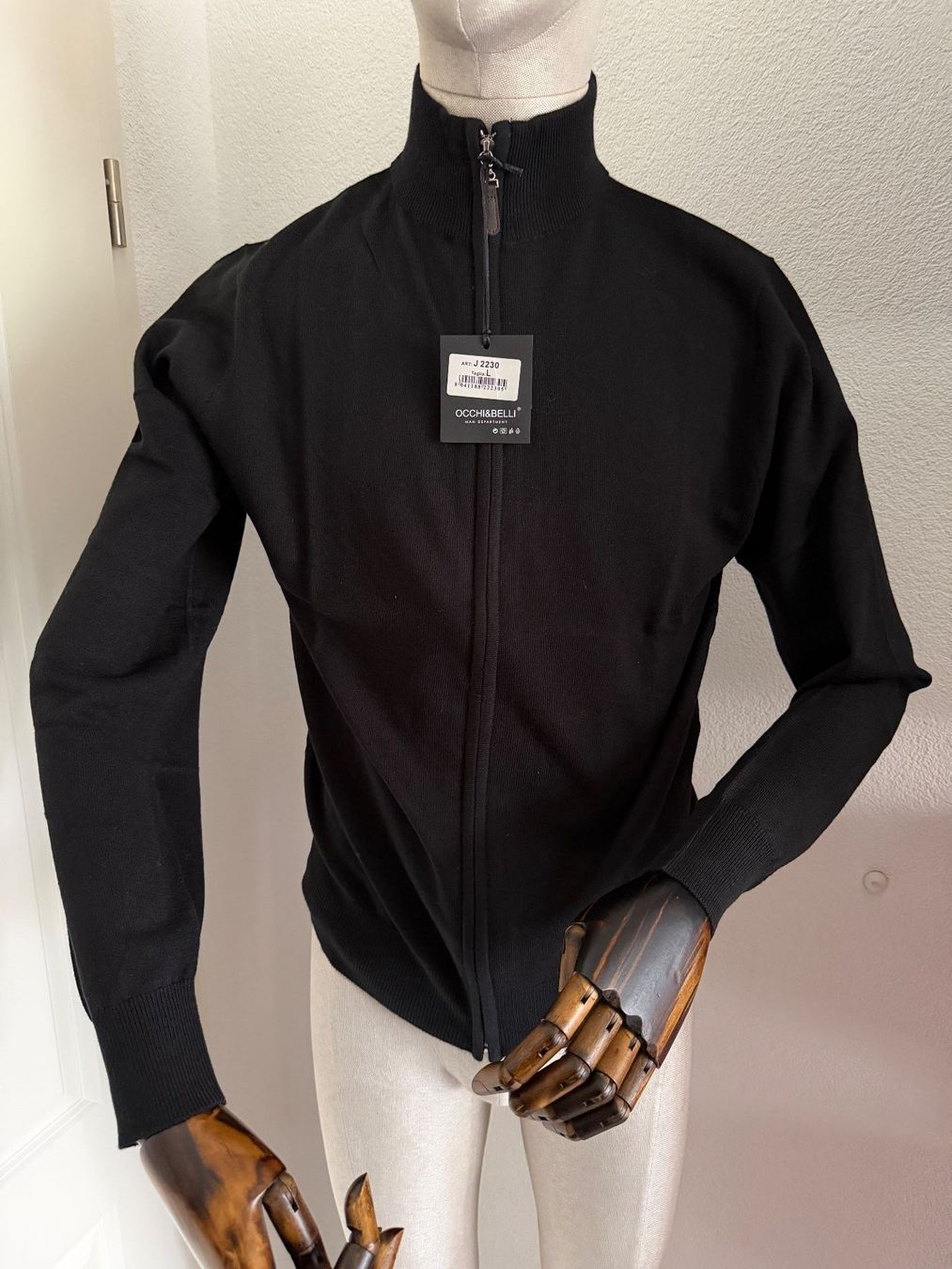 Giacche: Cardigan Pullover Schwarz mit Kaschmir, L – Nuovo e nell'imballaggio originale da Wolfhalden venduto da frischi1973 1