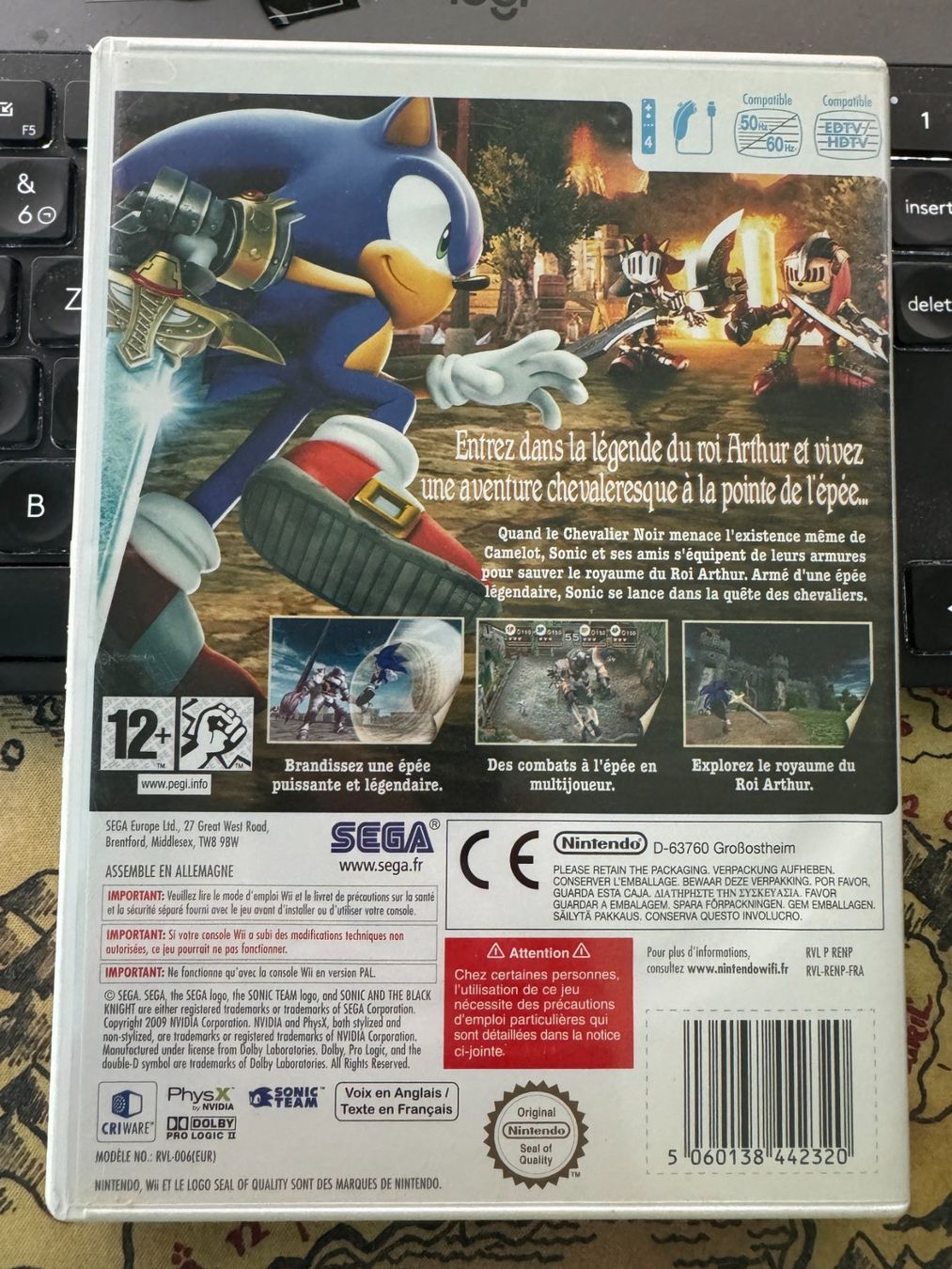 Sonic Giochi: Sonic et le Chevalier Noir (Wii) – Usato da Semsales venduto da __Florian__ 1