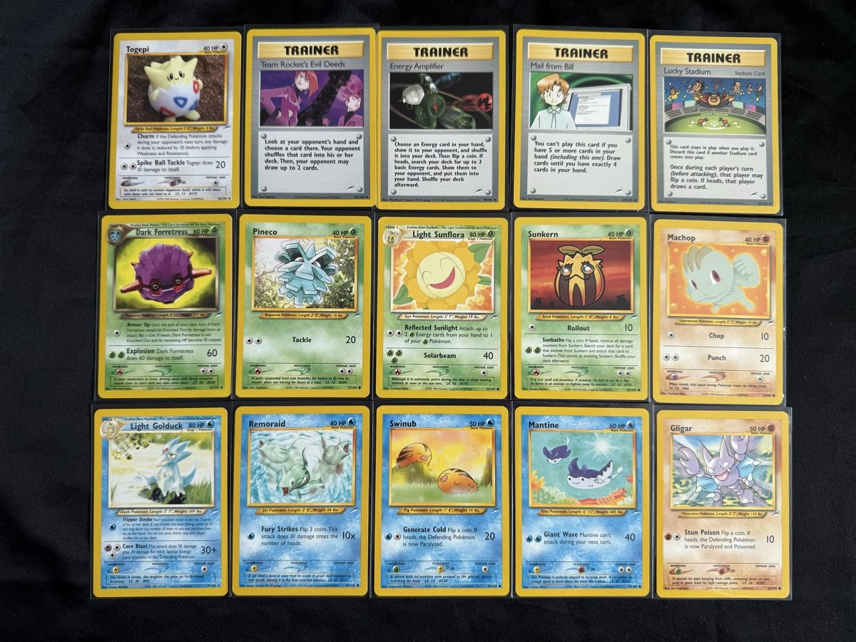 Pokémon Sammelbilder & Trading cards: Neo Series 15 Cards Set – Gebraucht aus Winterthur von SiddyPokemon