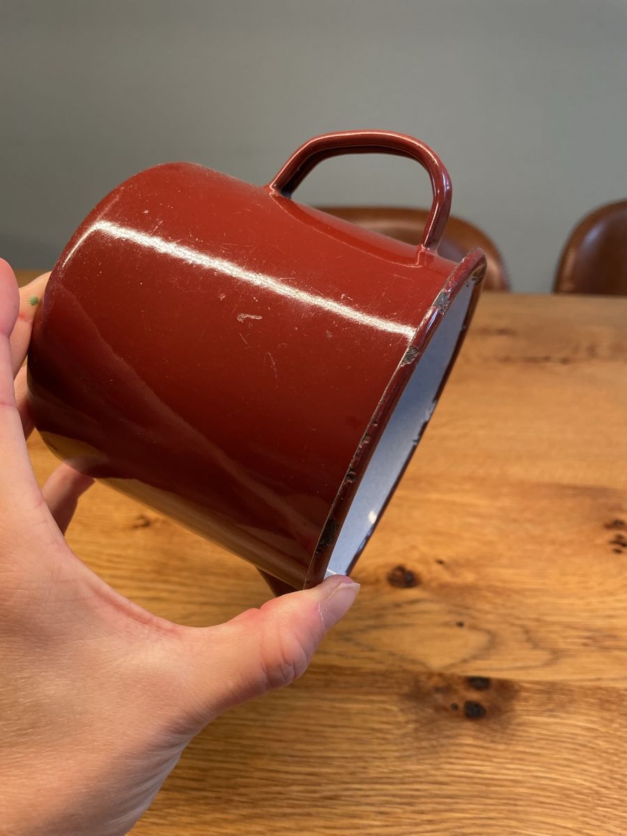 Recipients et similaires: Emaille Milchkrug Milchtopf – D'occasion à Niederbüren par poschti 4