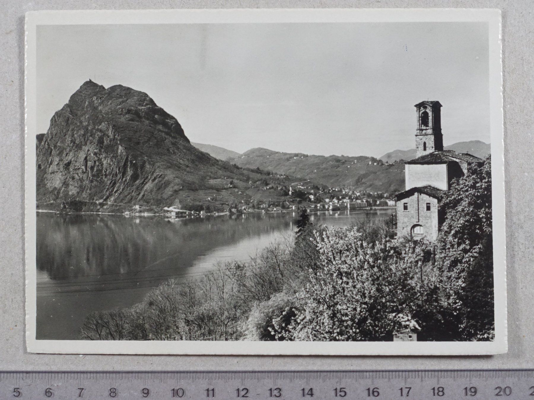 Cartoline postali: Lugano, 1949 – Usato da Lenzburg venduto da fh1