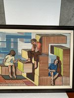 Peinture à l'huile unique