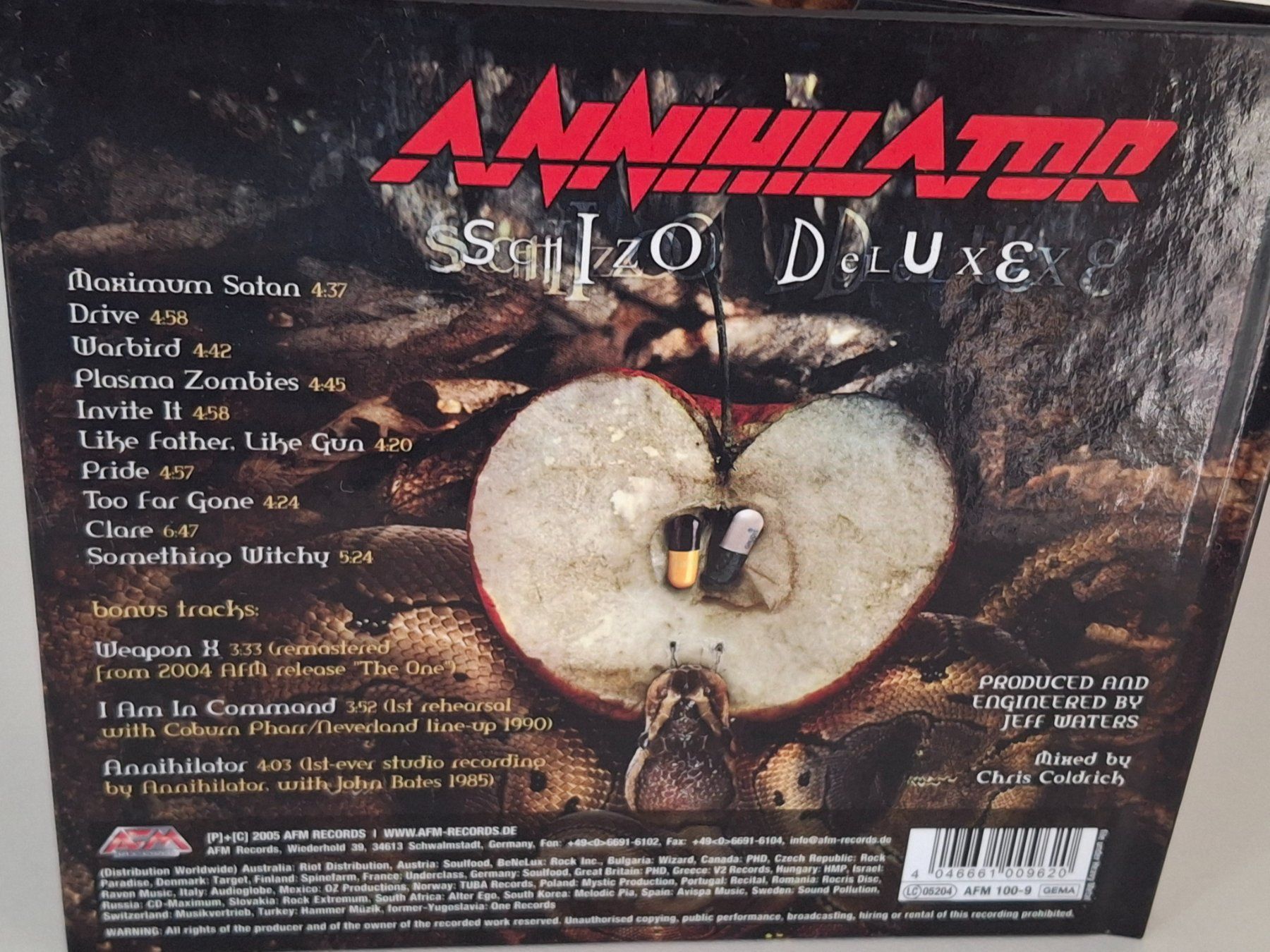 CDs: CD Annihilator - Schizo Deluxe  - – D'occasion à Aarberg par Jackup1 1