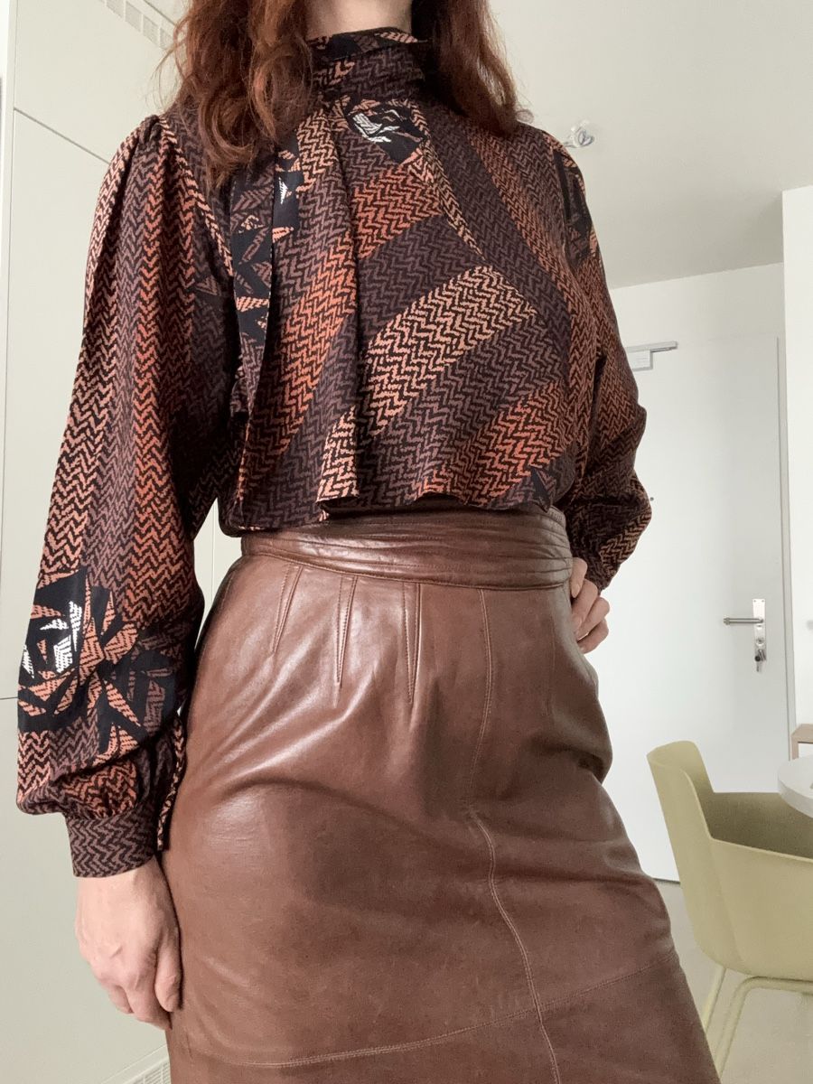 Escada Gonne: Escada Lederrock, vintage, Gr. 40 – Usato da Rheinfelden venduto da Jeva-Anna 5