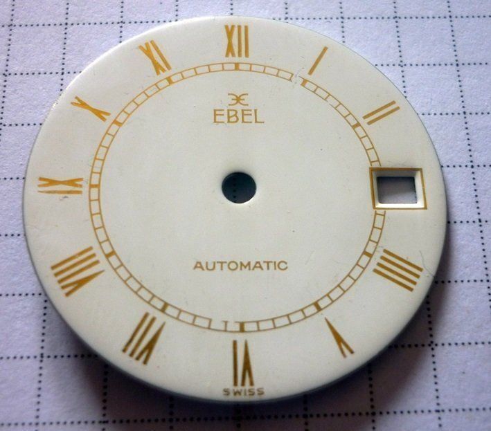 Montre Homme Ebel Automatique Vintage - Début Années 60, Mouvement Suisse, Cadran Blanc - Occasion