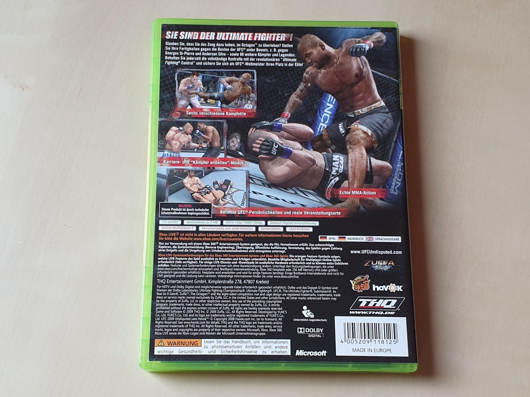 Microsoft Giochi: UFC 2009 Undisputed – Usato da Stansstad venduto da collectorsshop 1
