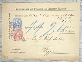 TR20 Carte Postale + Timbre Suisse 1907
