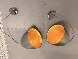 Hängelampe Set, schwarz/gold, Top Zustand, günstig!