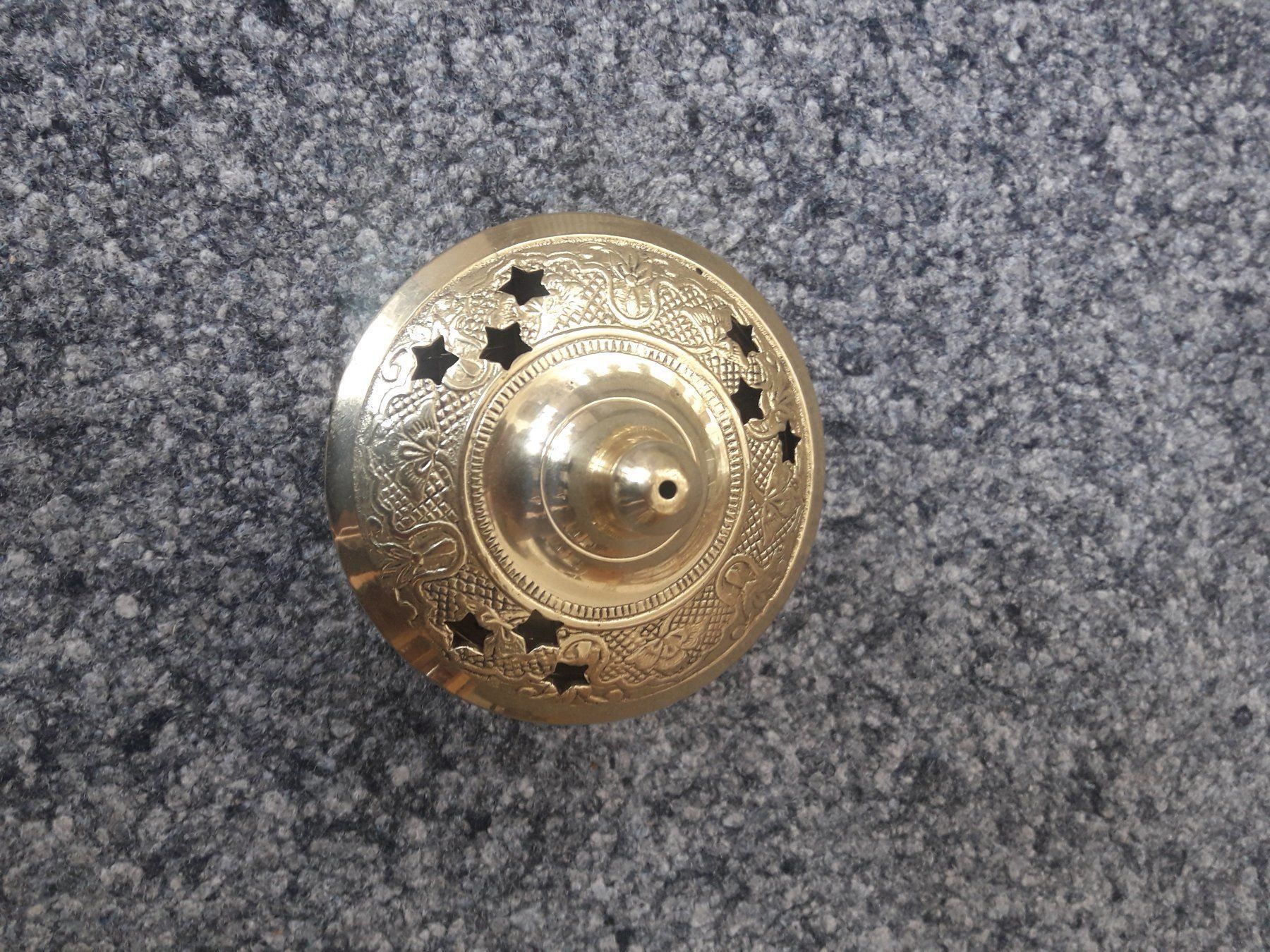 Tutte le decorazioni: Weihrauchgefäss aus Messing – Nuovo e nell'imballaggio originale da Flüeli-Ranft venduto da Silberfuchs6 2