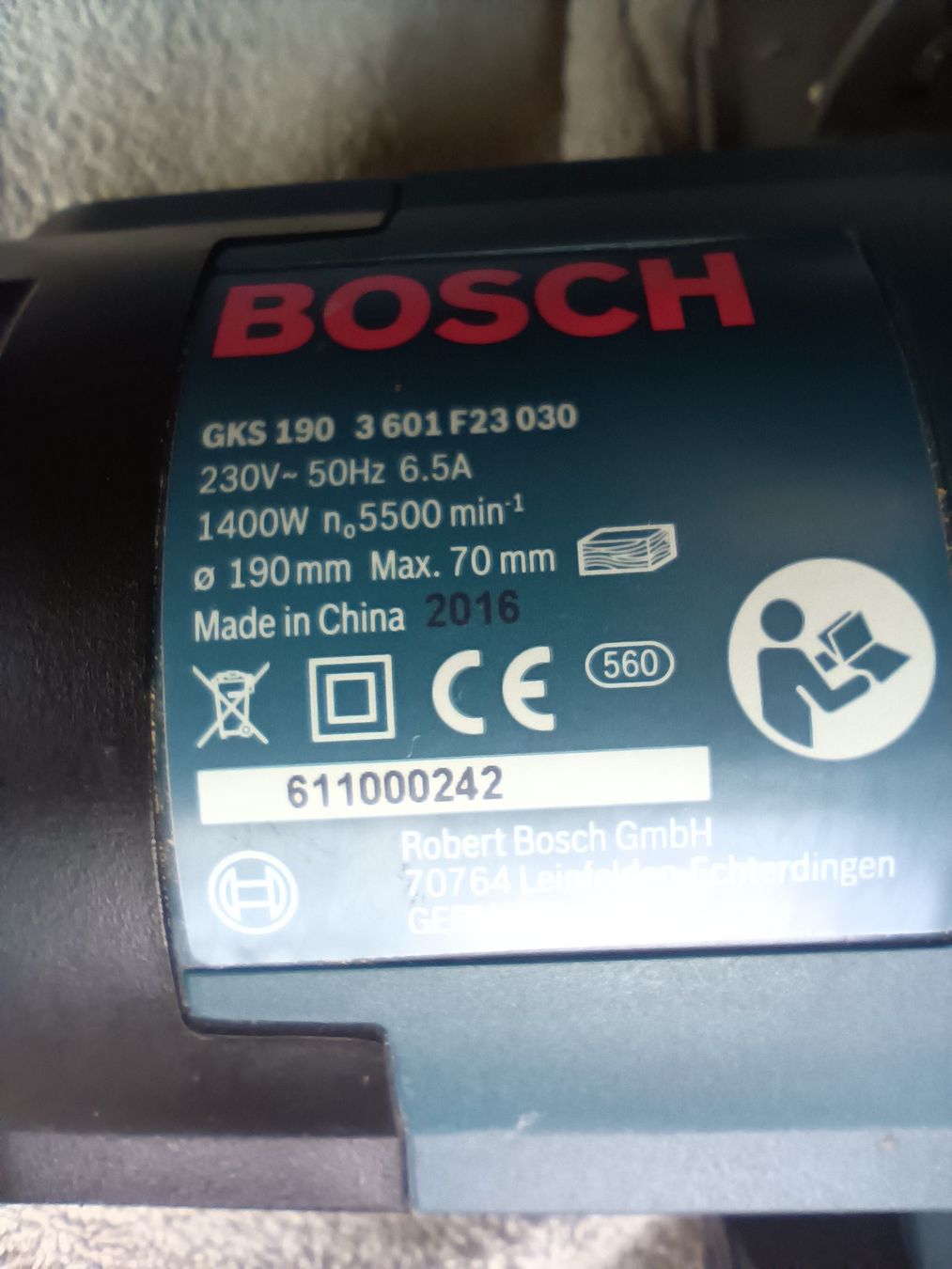 Bosch Scies: Bosch Handkreissäge GKS 190 – D'occasion à Oberegg par 19franzi94 6