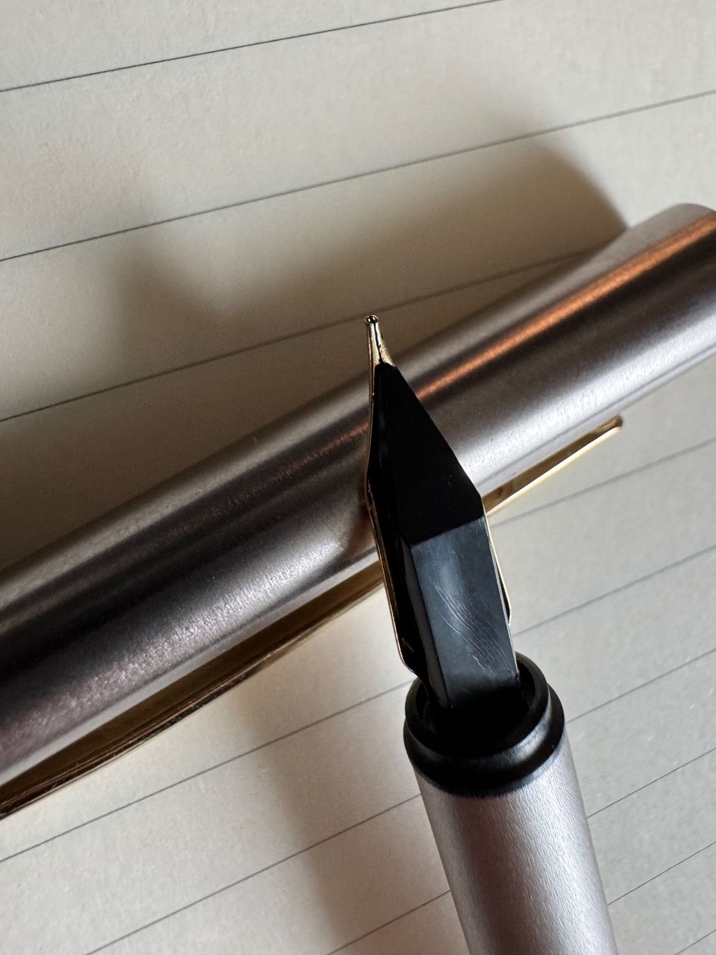 Montblanc Penna & Evidenziatori: Montblanc Noblesse, Silber, Goldfeder – Usato da Olten venduto da Alpaccka 2