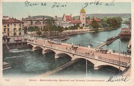 Zürich Bahnhofbrücke 1904