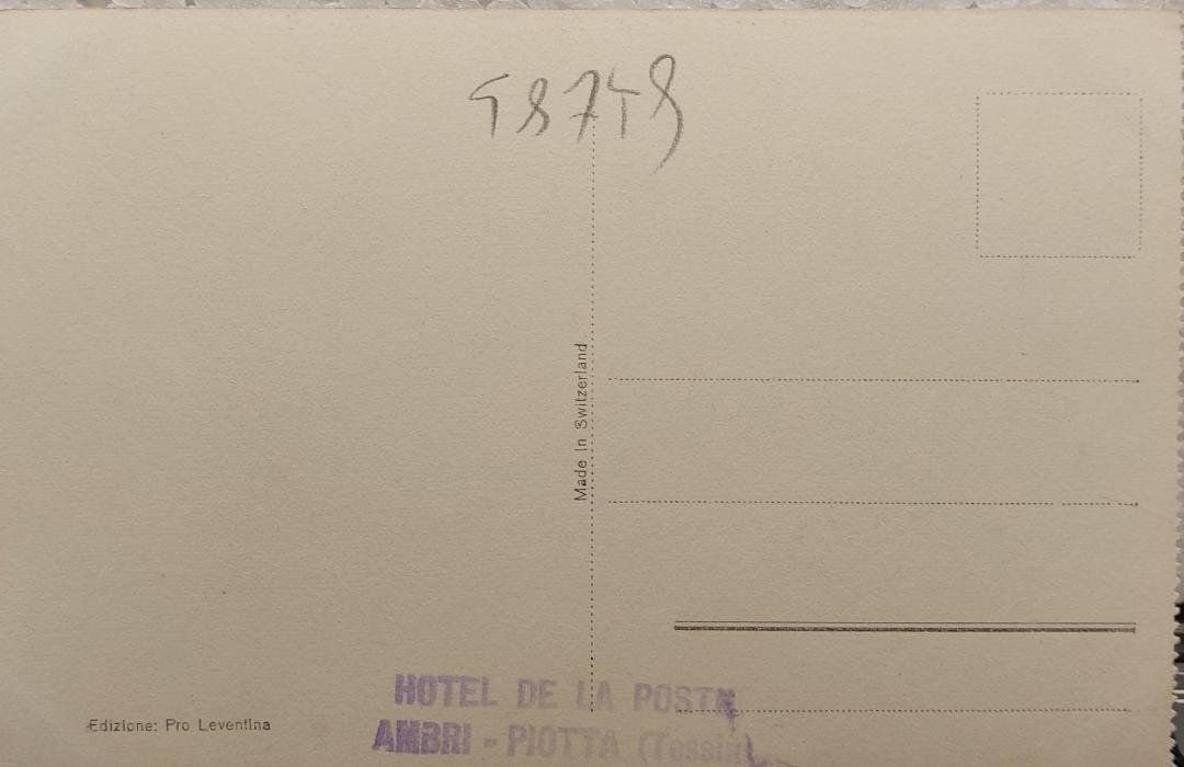 Cartoline postali: Gotthardstrasse - Strada del Gottardo – Usato da Delémont venduto da Domdom1 1