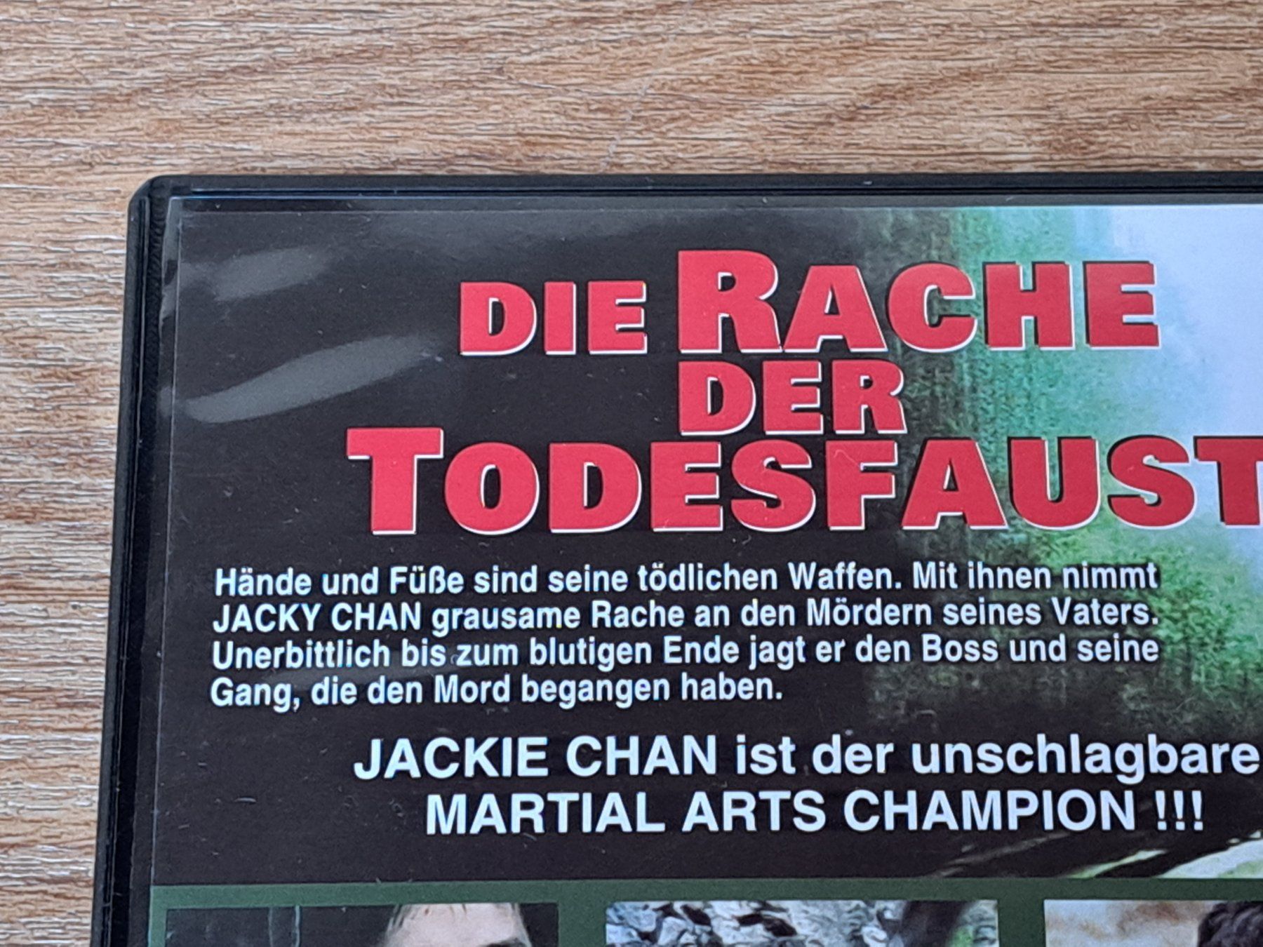 Tutti i DVDs: DVD JACKIE CHAN, Die Rache der Todesfaust – Nuovo (secondo la descrizione) da Unterseen venduto da Kanica 2