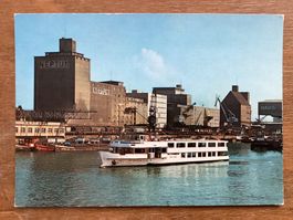 AK Basel. Schiff “Stadt Basel” im Rheinhafen