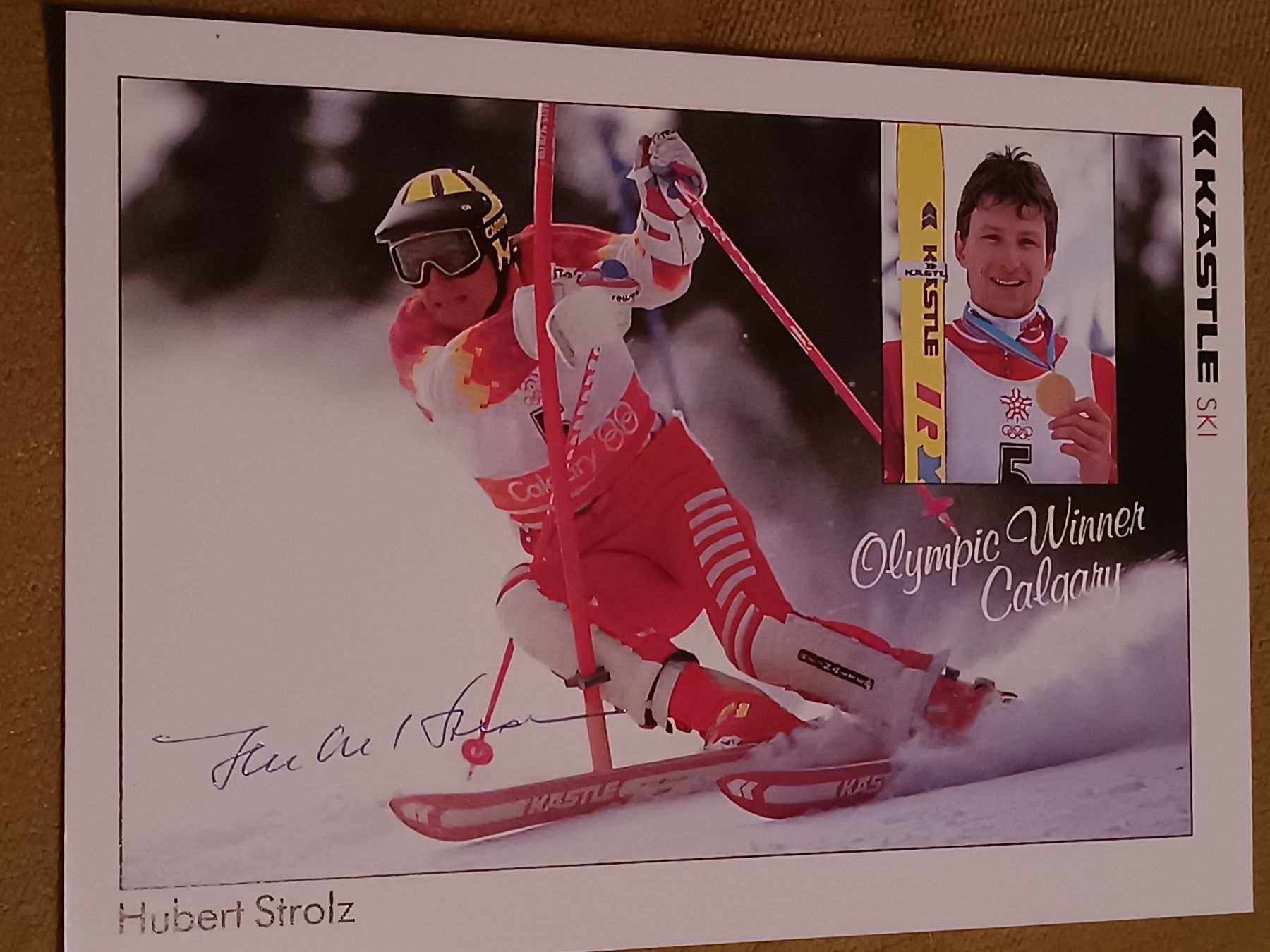 Autographes: Hubert Stolz - Olympia Gold – D'occasion à Menziken par Autogramme
