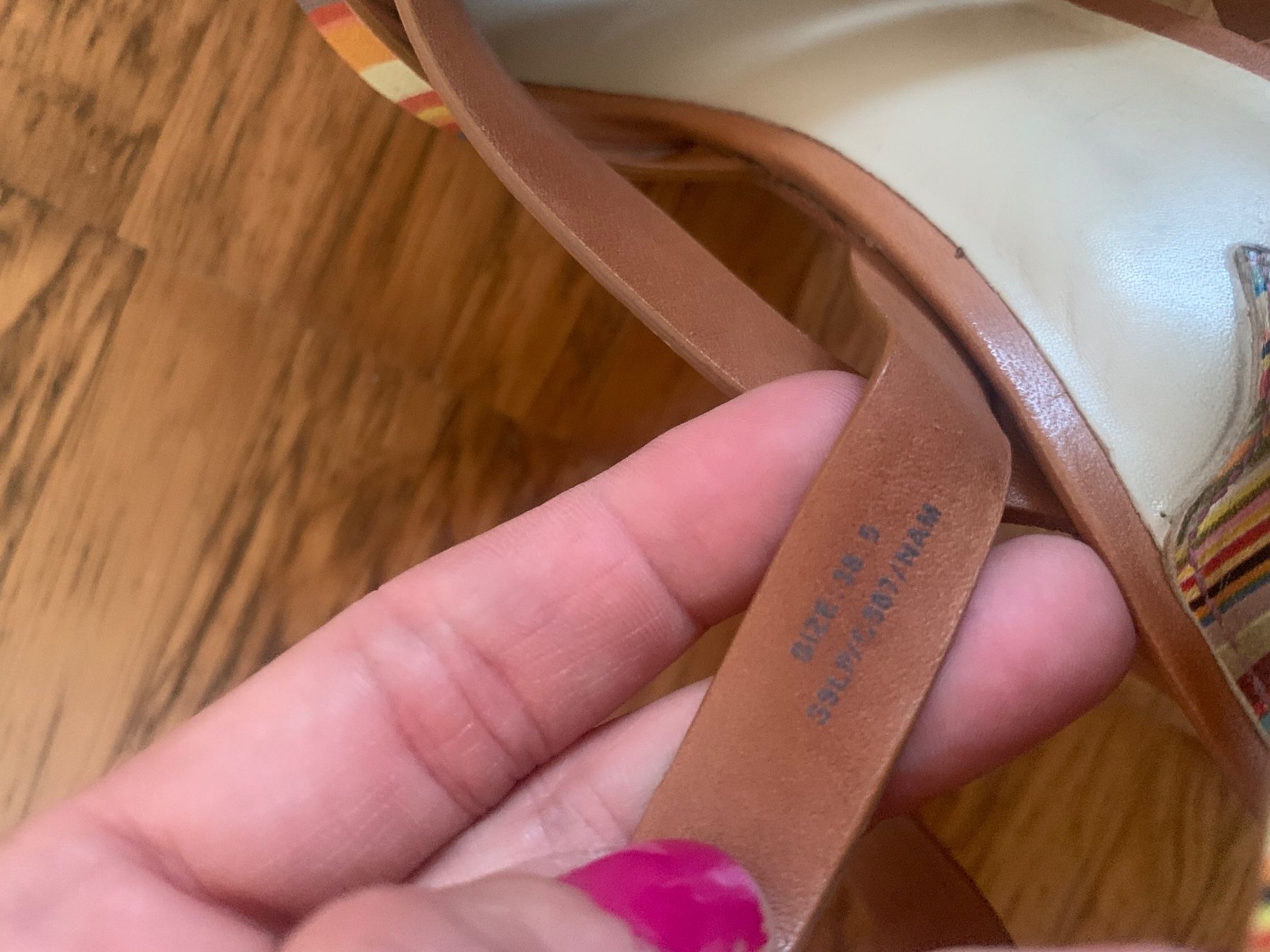 Scarpe da donna: Paul Smith iconic sandalen schuhe leder – Usato da Zürich venduto da Nikuska32 3
