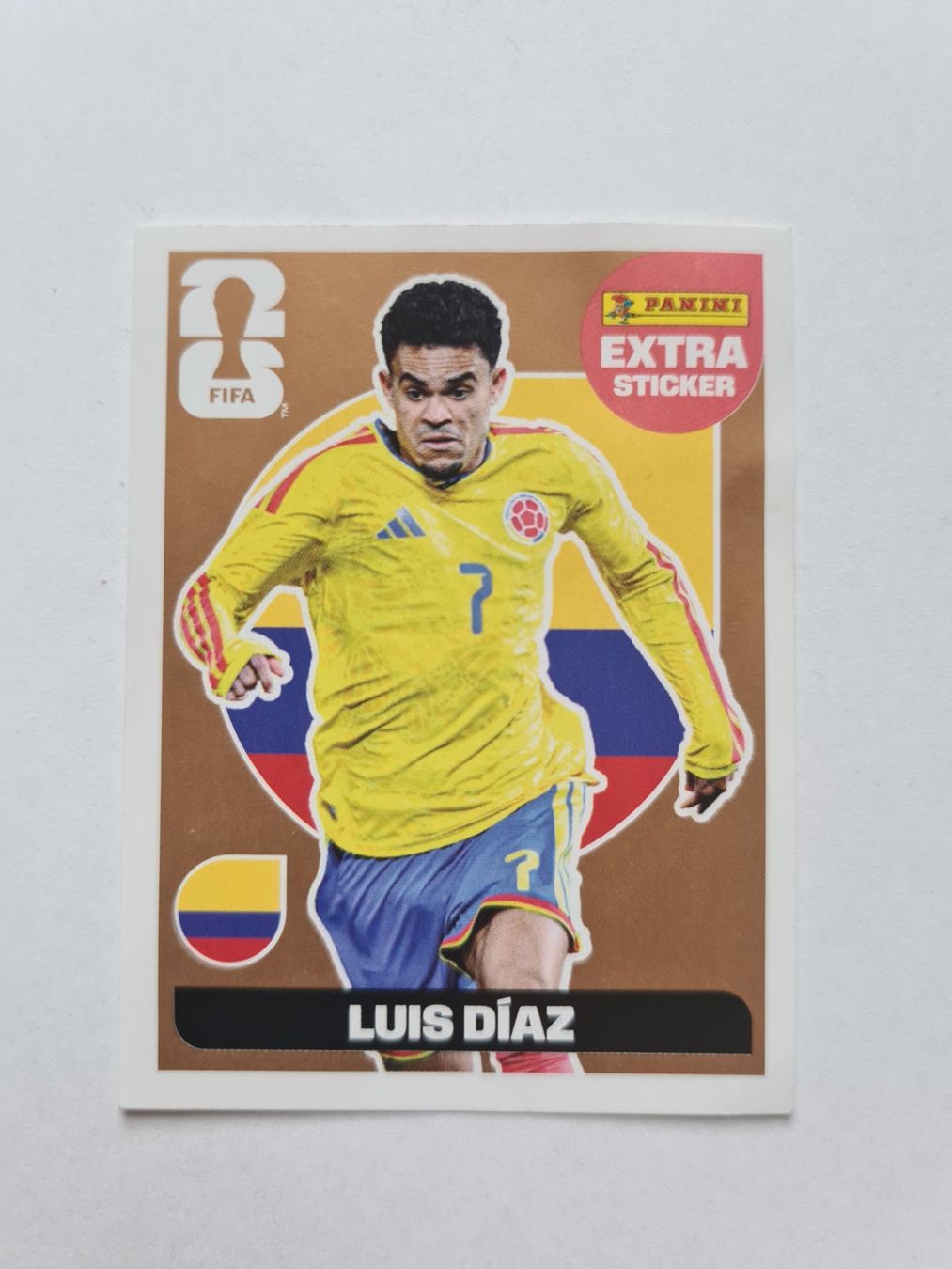 Panini Carte collezionabili: Panini WM 2026 - Extra Sticker Luis Diaz Bronze – Usato da Grosswangen venduto da Spieler10
