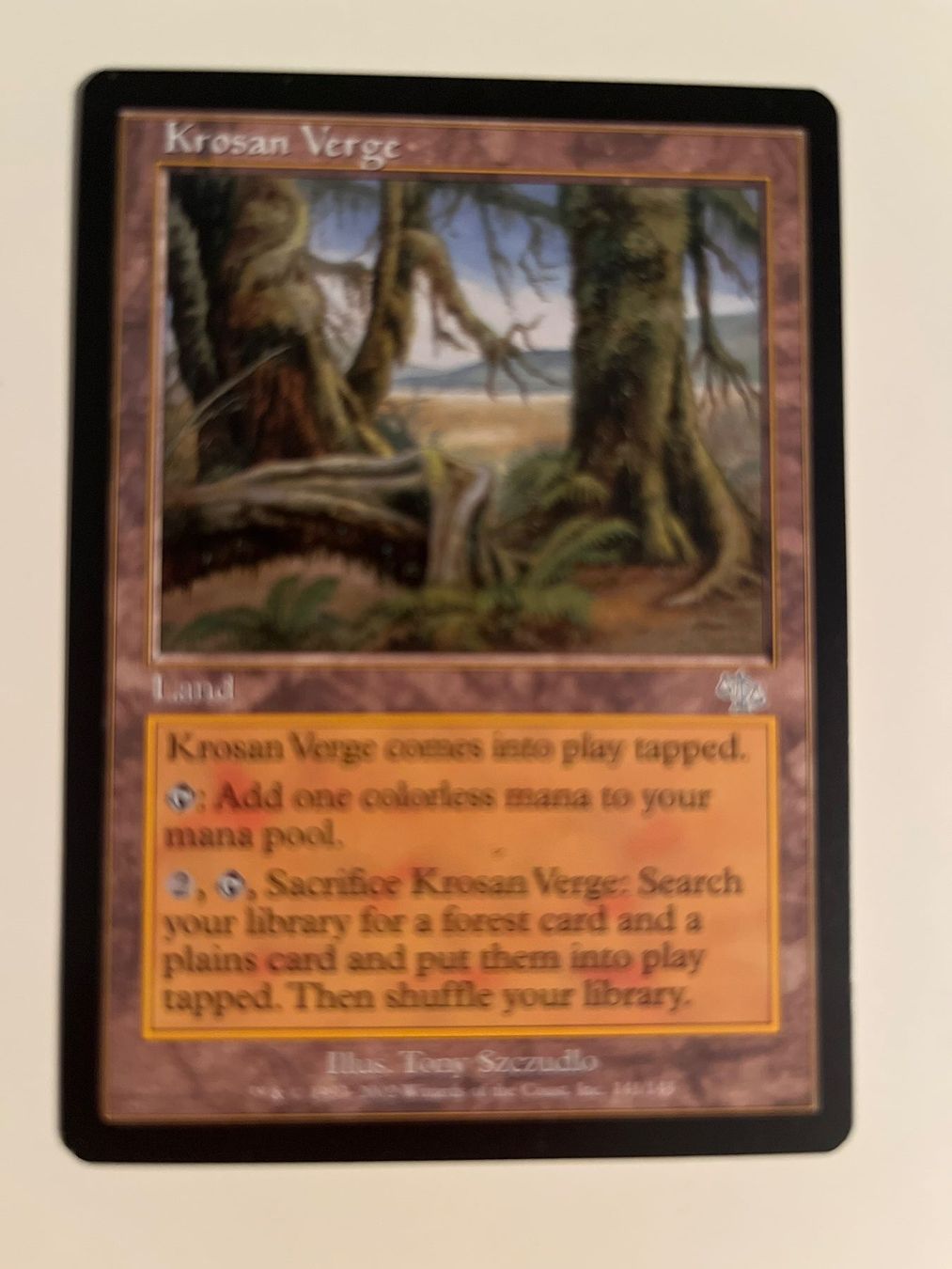 Magic The Gathering Carte collezionabili: 1 x Krosan Verge - Magic: The Gathering - MtG – Usato da Kriens venduto da Shadi1980