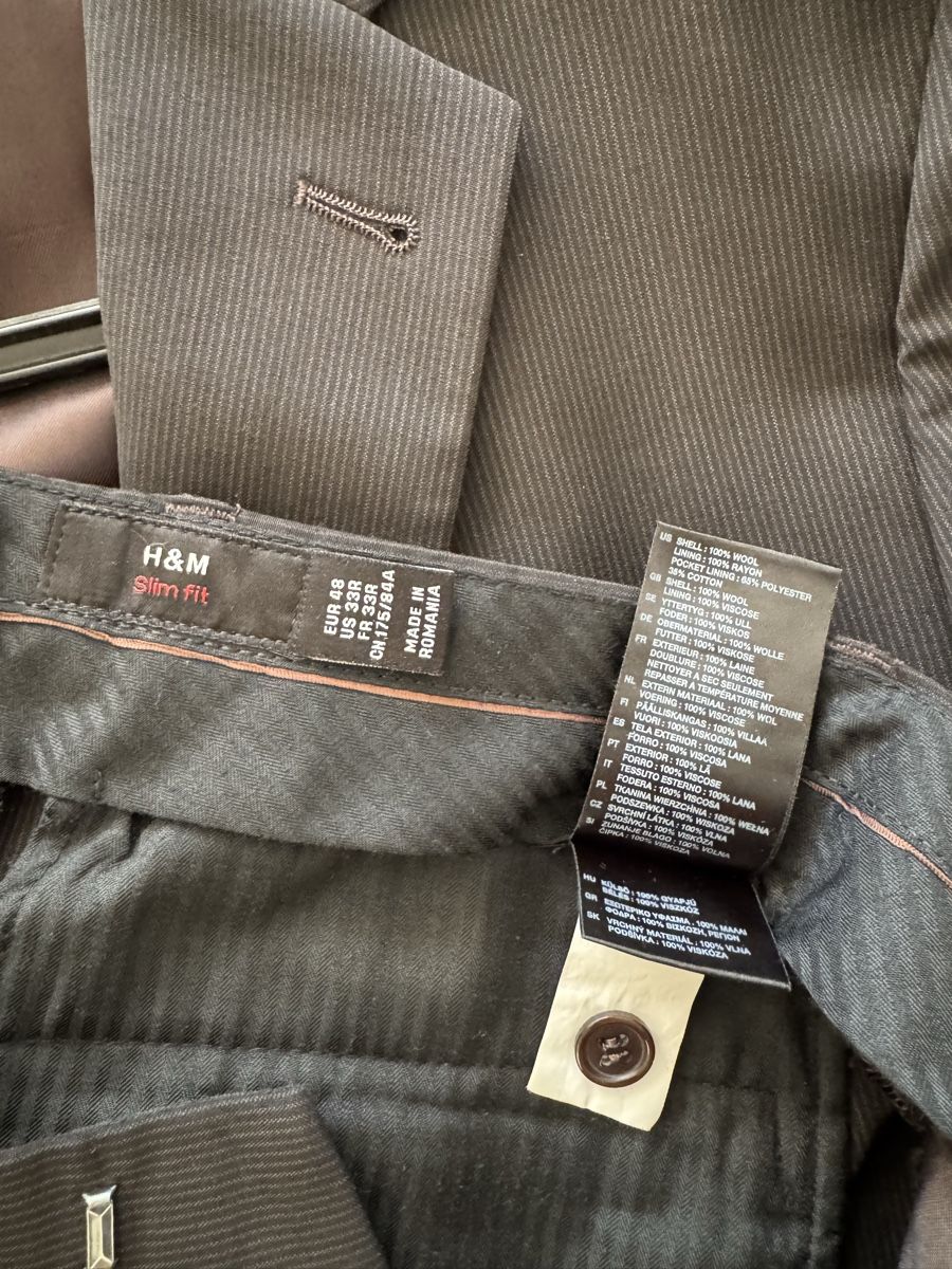 H&M Completi: H&M Herrenanzug, Slim Fit, Grösse 48 – Usato da Zürich venduto da MaSte 3
