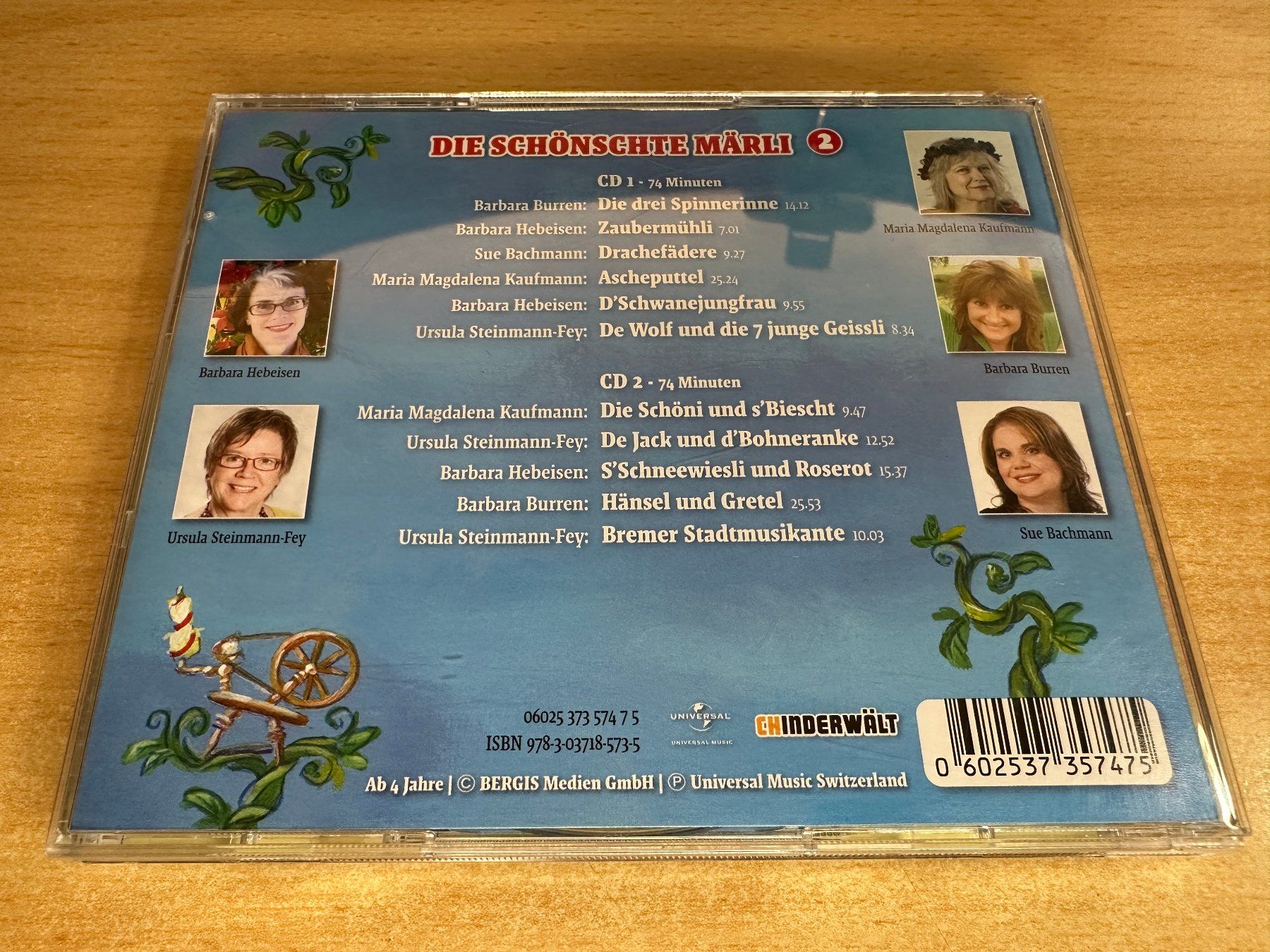Audiolibri: B7 DIE SCHÖNSTEN MÄRLI 2 - 2 CD – Usato da Rikon im Tösstal venduto da Alpenmutz 1
