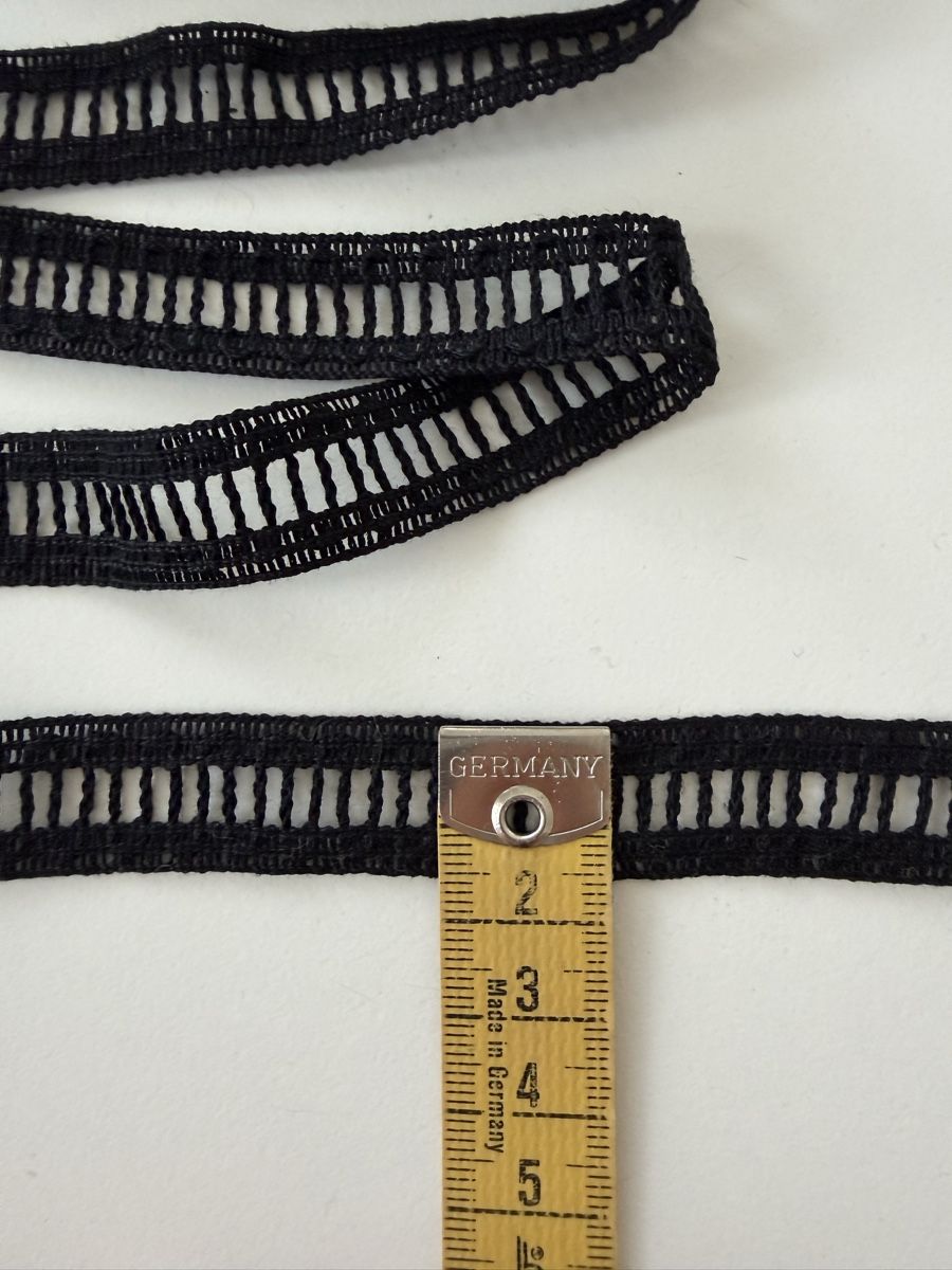 Tessuti: Schwarzes Vintage-Spitzenband 5m. – Nuovo (secondo la descrizione) da Winterthur venduto da tat_ky5h 2