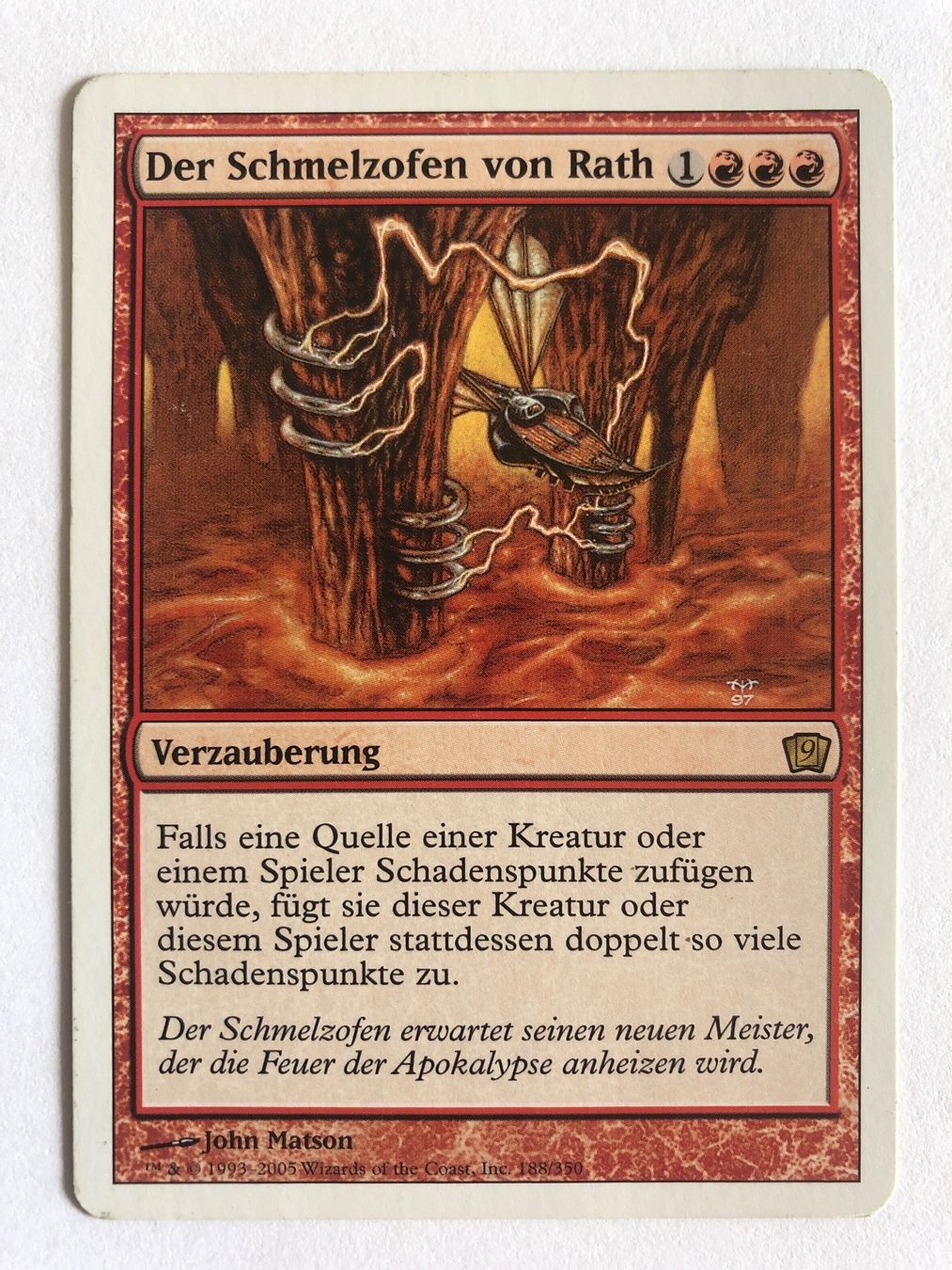 Magic The Gathering Carte collezionabili: MTG - Der Schmelzofen von Rath – Usato da Basel venduto da Melchior5