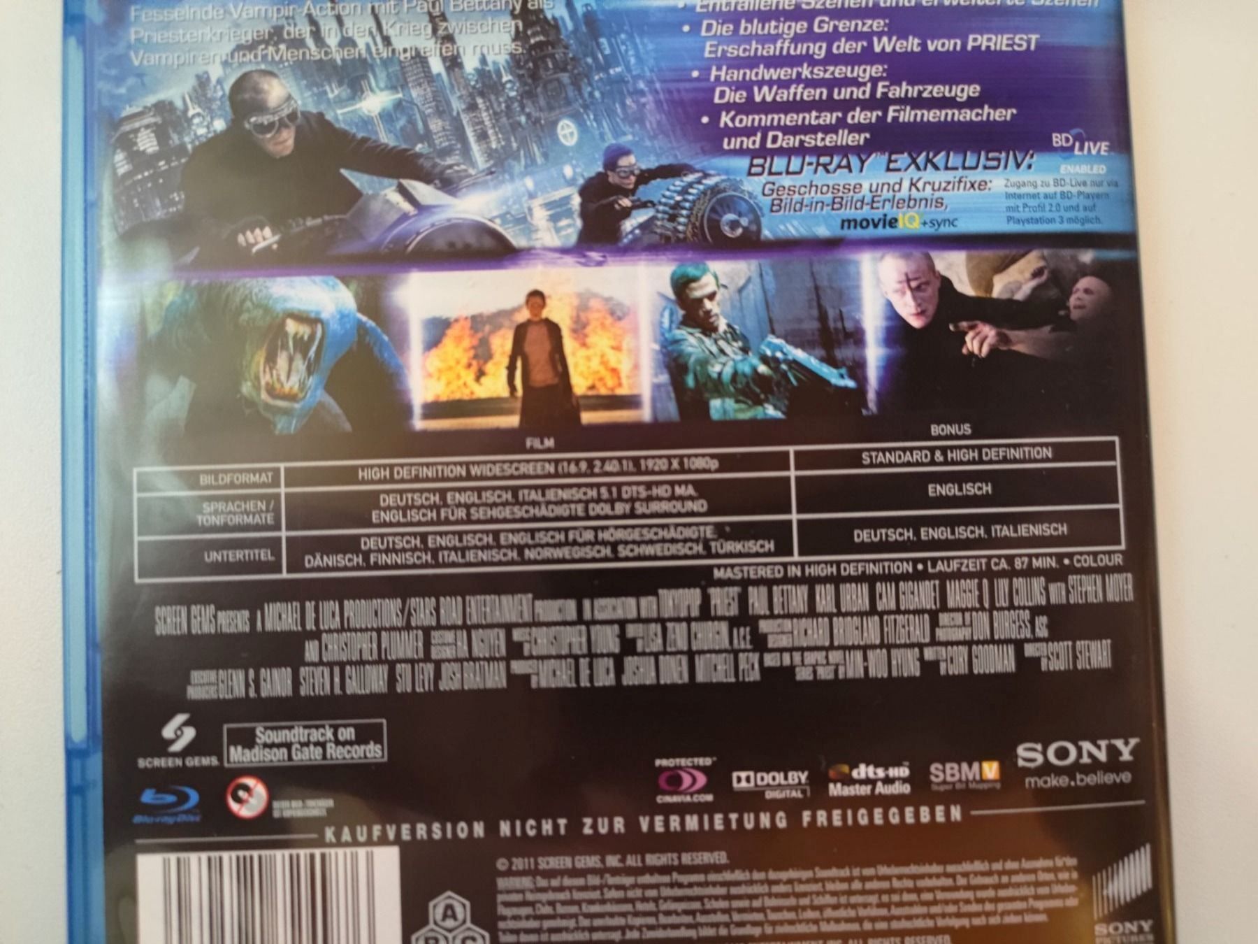 Tutti i DVDs: Priest - Special Edition – Usato da Liestal venduto da Kratzilla 3