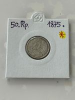 1/2 Franken 1875  sehr Rar