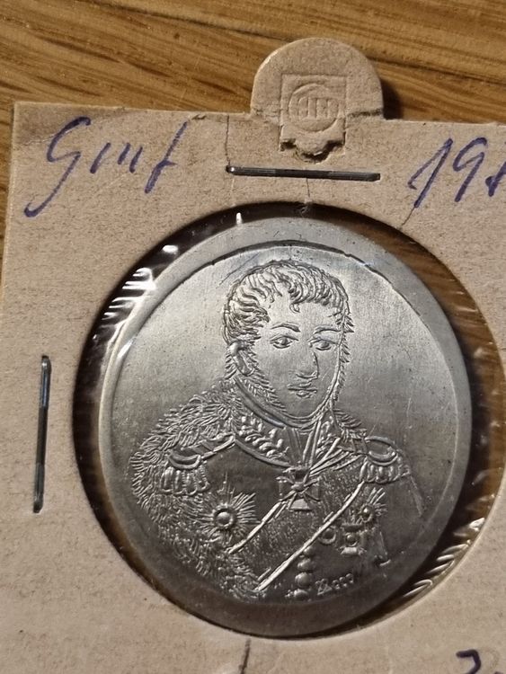 Emil Fässler - Medaille 1976 - Museum Rath Genf (Gebraucht) in Mels für ...