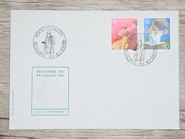 CL18 Enveloppe + Timbre Suisse 1981