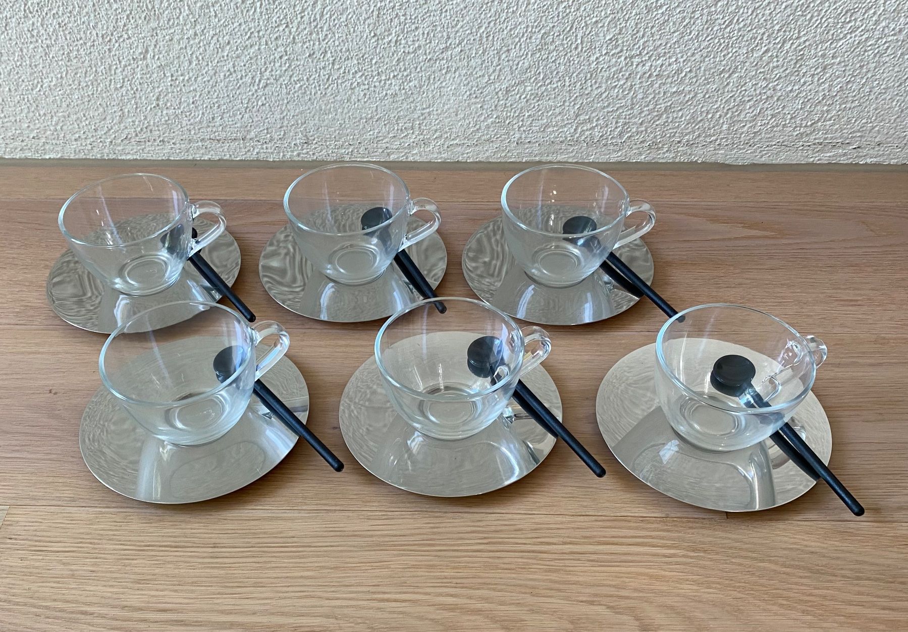 Bodum Tazze: 6 Bodum Tee und Kaffee Tassen Set - Design C.Jorgensen – Usato da Aarau venduto da Ahoffa
