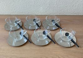 6 Bodum Tee und Kaffee Tassen Set - Design C.Jorgensen