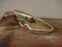 Ägypten Kleopatra Armreif Jugendstil Schlange / 800 S