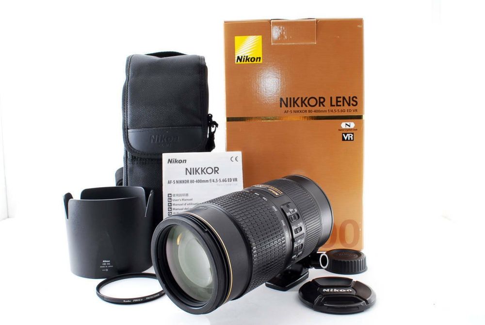 Nikon AF-S VR 80-400mm f4.5-5.6G ED VR Nソニー
