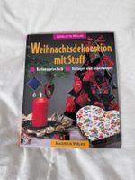 BUCH BASTELN Weihnachtsdekoration mit Stoff mit Vorlagen