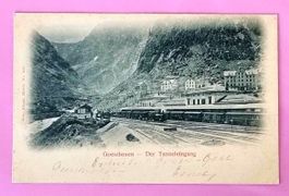Göschenen - Bahnhof - Eisenbahn - Gotthardbahn